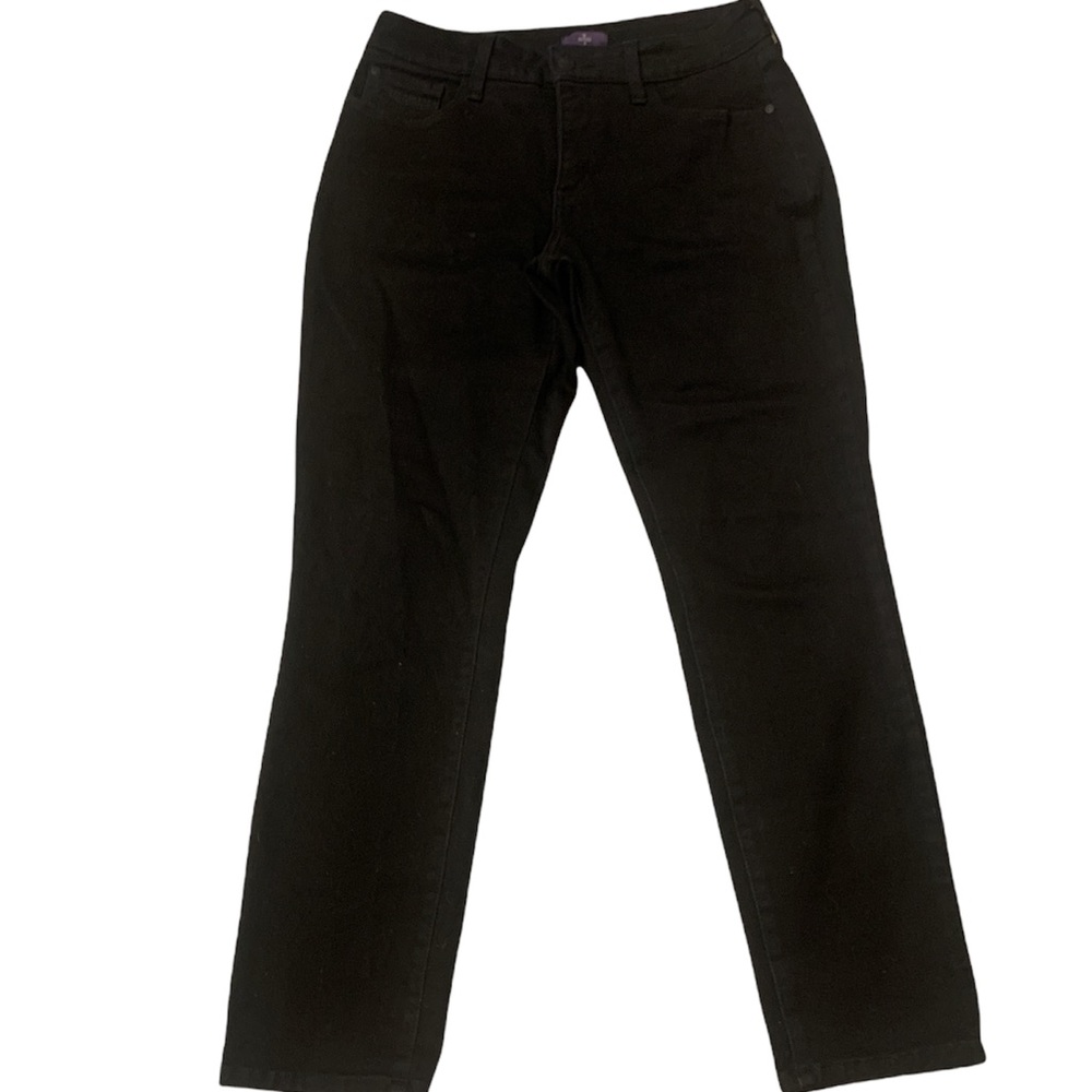 NYDJ Black Alina Leggings Lift Tuck Jeans Size 6P